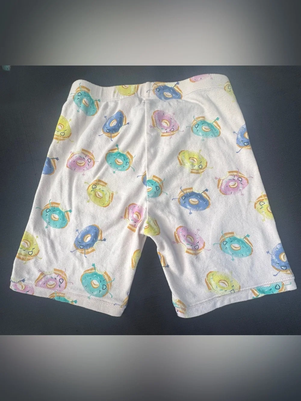GAP Pink Kids Sleep Pajama Set with Multicolor Donut Print size 12